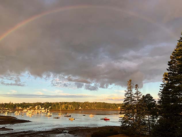 Rainbow over Bass Harbor